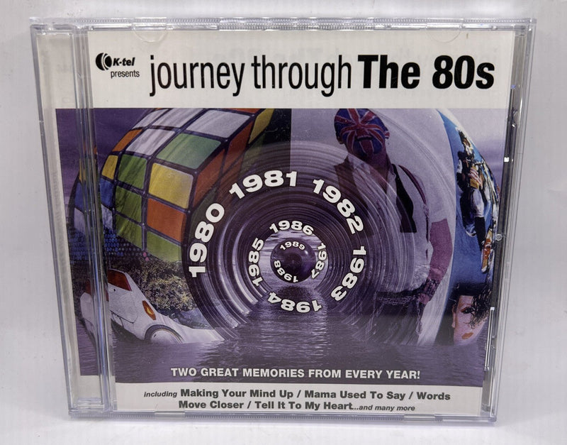 K - tel Journey through the 80s CD Various Artists UK Near Mint ECD 3944 - Darktower Media