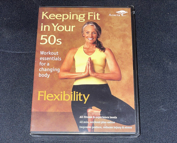 Keeping Fit in Your 50s: Flexibility (Cindy Joseph & Robyn Stuhr) New/Sealed DVD - Darktower Media