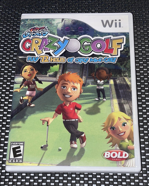 Kidz Sports: Crazy Golf (Nintendo Wii, 2008) COMPLETE TESTED r1s8 0835 - Darktower Media