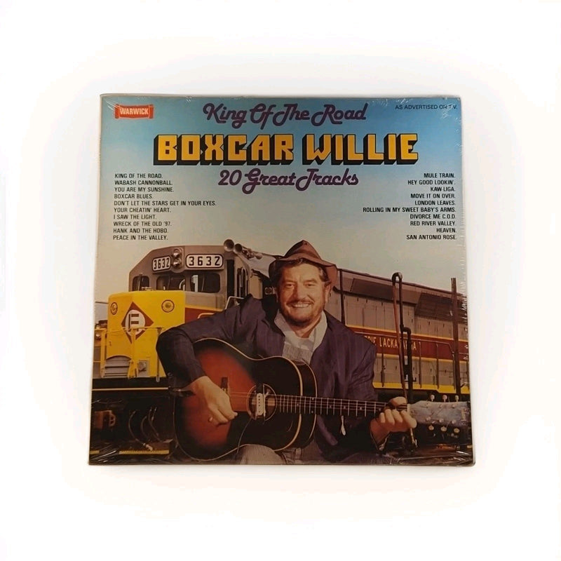 King of the Road by Boxcar WIllie (Vinyl LP, 1980 UK Warwick Sealed) r108 - Darktower Media