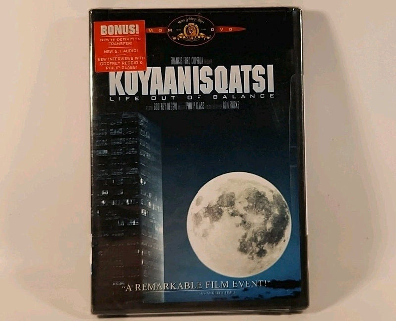 Koyaanisqatsi Life Out of Balance DVD Francis Ford Coppola USA w1s3 2595 - Darktower Media
