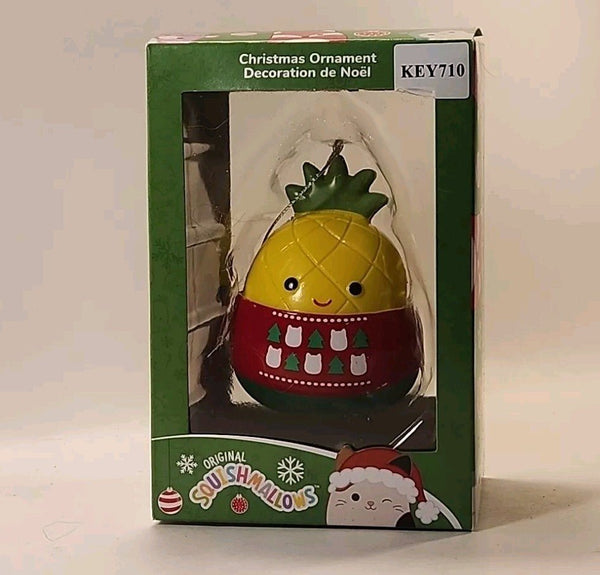 Kurt Adler - Squishmallows - Christmas Tree Ornament - Maui Pineapple NIB - Darktower Media