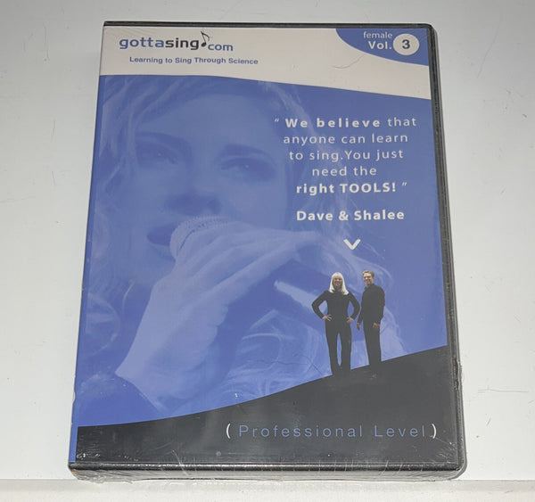 Learning To Sing Through Science DVD Female Voice Vol 3 Vocal Framework New! - Darktower Media