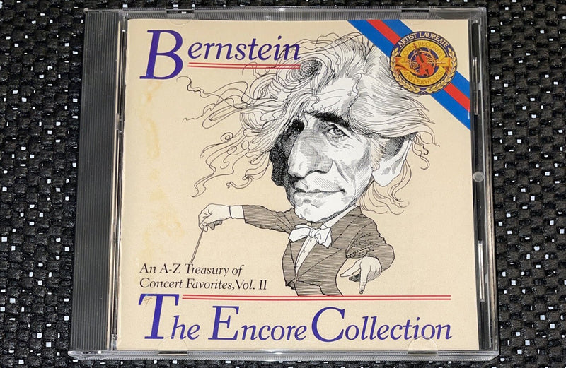 LEONARD BERNSTEIN - Encore Collection 2 - CD - CBS Records 1988 USA Scratch Free - Darktower Media