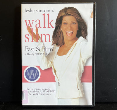 Leslie Sansone's Walk Slim Series: Fast & Firm! DVD USA Nm
