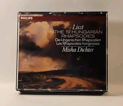 Liszt, Misha Dichter: 19 Hungarian Rhapsodies, 2 CDs Philips BMG Club  r1s2 0291