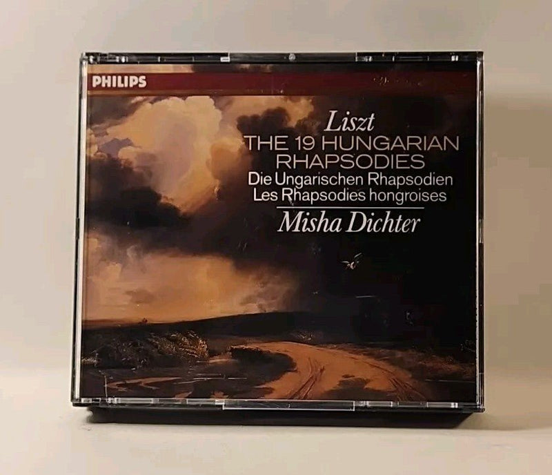Liszt, Misha Dichter: 19 Hungarian Rhapsodies, 2 CDs Philips BMG Club r1s2 0291 - Darktower Media