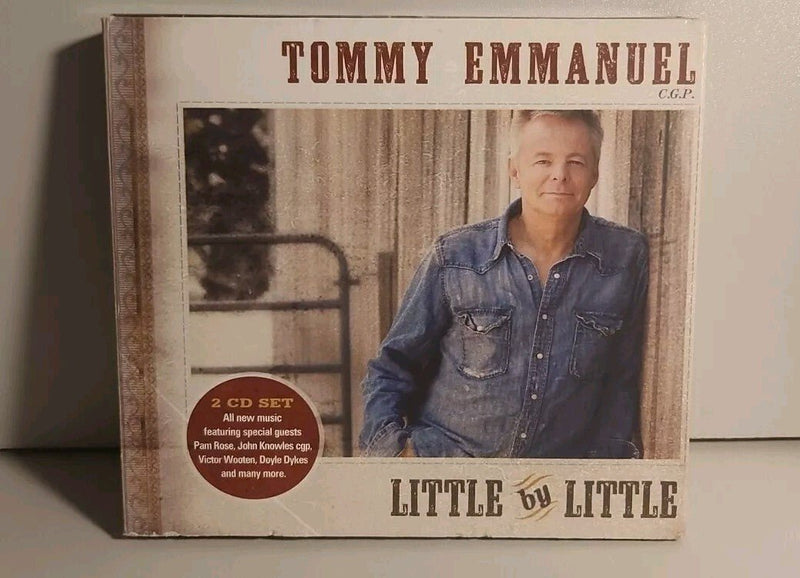 Little By Little - Audio CD By Tommy Emmanuel - 2 CD Set Digipak USA - Darktower Media