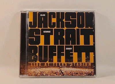 "Live at Texas Stadium" by Jackson, Alan /Strait, George /Buffett, Jimmy CD 3604