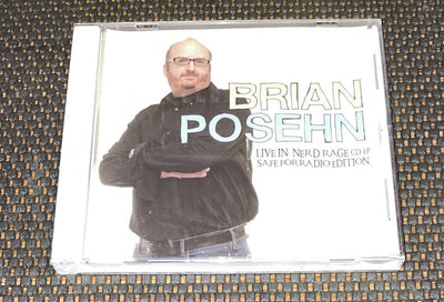 Live In: Nerd Rage by Brian Posehn 6 Track Adv Radio Edit Promo CD Relapse 2006