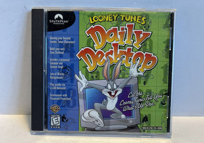 Looney Tunes Daily Desktop Southpeak 1998 Windows 95/98 CD ROM