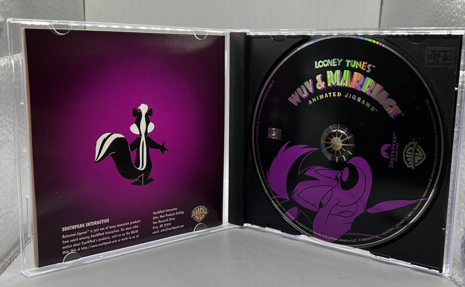 Looney Tunes Wuv and Marriage PC Puzzle Game 1998 South Peak Interactive NM - Darktower Media