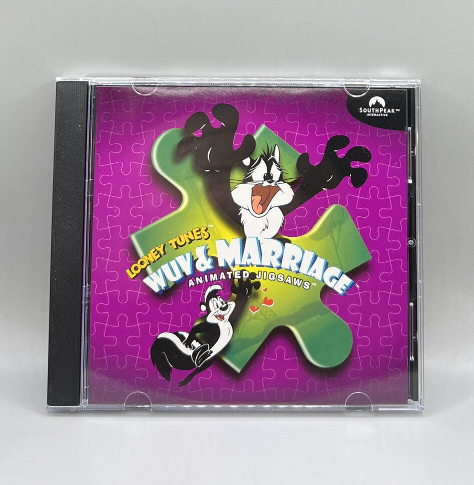 Looney Tunes Wuv and Marriage PC Puzzle Game 1998 South Peak Interactive NM - Darktower Media