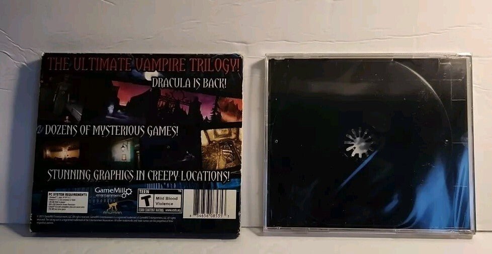 Lost Secrets: Dracula Mystery Trilogy (PC CD, 2011, GameMill) - Darktower Media