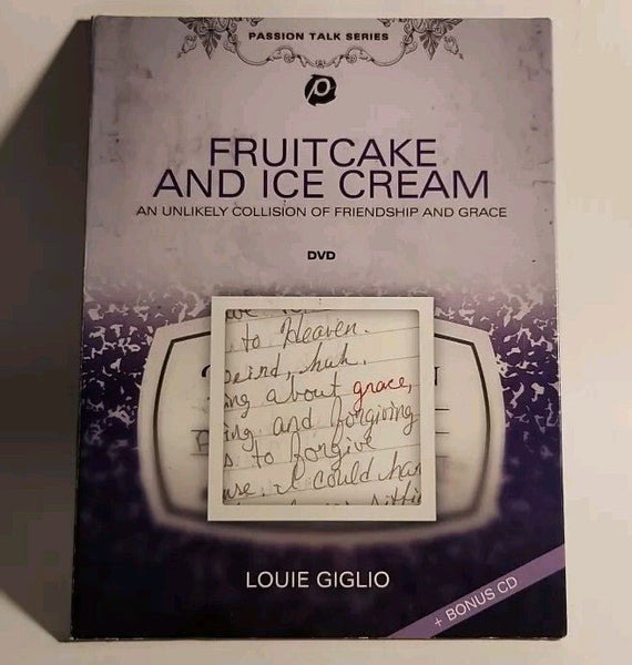 Louie Giglio - Fruitcake And Ice Cream (DVD, 2008, 2 - Disc Set, DVD/CD) EUC - Darktower Media