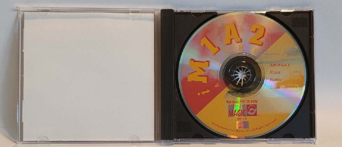 M1A2 Abrams Americas Main Battle Tank PC CD - ROM Game 1996 Win 95 - Darktower Media