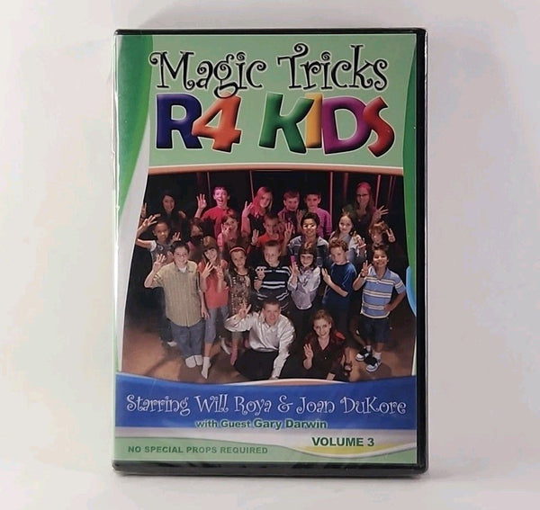 Magic Tricks R4 Kids [Volume 3] DVD 2008 Magician Instructional NEW w1 4163 - Darktower Media