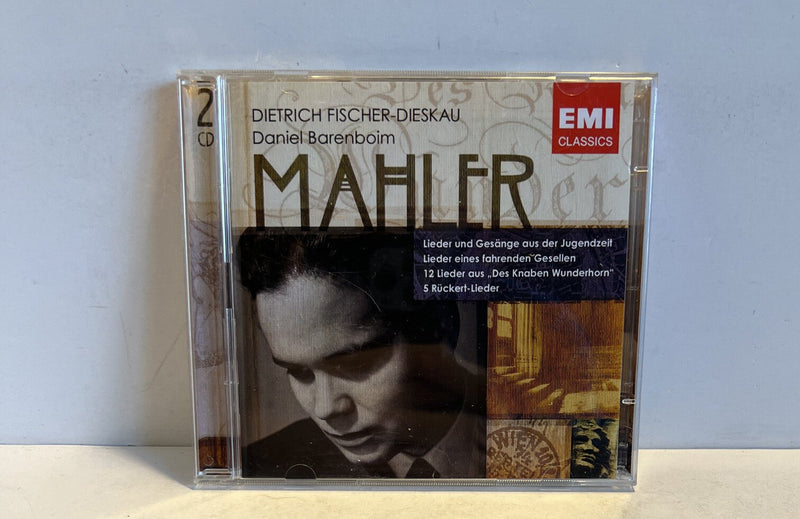 Mahler - Dietrich Fischer - Dieskau/Daniel Barenboim CD EMI Classics 2005 Holland - Darktower Media
