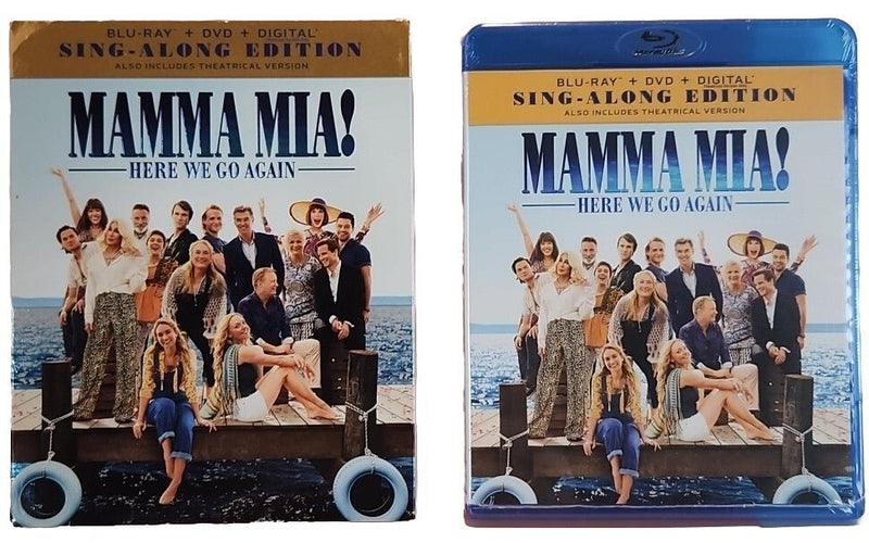 Mamma Mia!: Here We Go Again (Blu - ray, 2018) With Slipcover Universal USA - Darktower Media