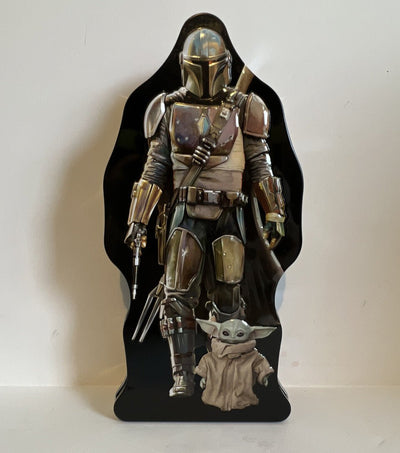 Mandalorian & Baby Yoda, Grogu, Tin Box Company Pencil box Star Wars Tin Tote