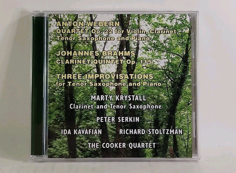 Marty Krystall: Webern/Brahms (CD 2010 Vivace Records w1 3871 - Darktower Media
