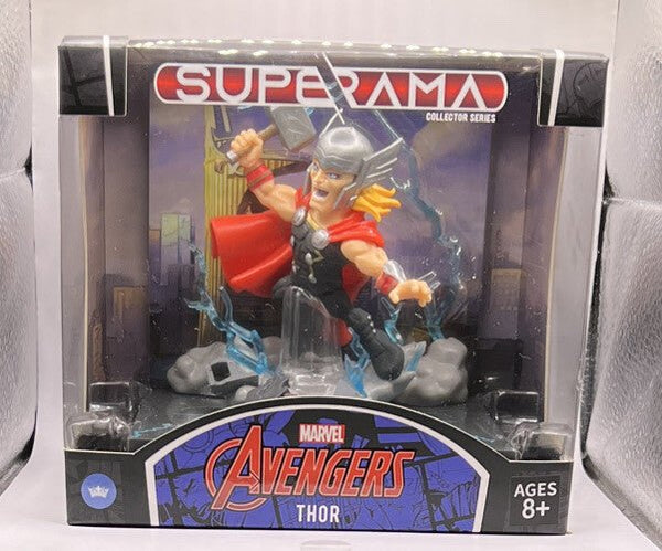 Marvel Avengers Superama Thor Figure In Diorama 5” - Brand New In Package!! - Darktower Media