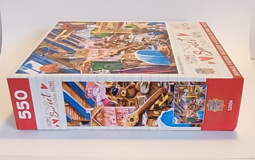 Masterpiece Home Sweet Home ATTIC SECRETS 550 pc jigsaw puzzle/poster - Darktower Media