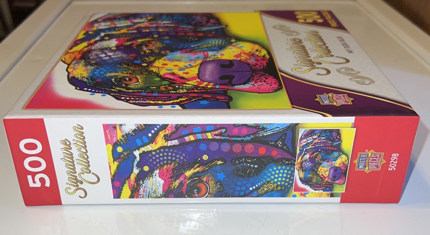 MasterPIeces Dean Russo My Dog Blue 500 Piece Puzzle Signature Collection New - Darktower Media