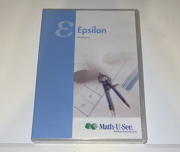 Math - U - See: Epsilon Fractions (DVD, 2010) Instructional DVD New Sealed - Darktower Media