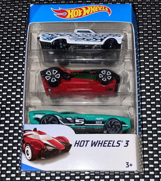 MATTEL HOT WHEELS (3) PK ASSORTED 1/64 SCALE CARS - FWG56 - Darktower Media