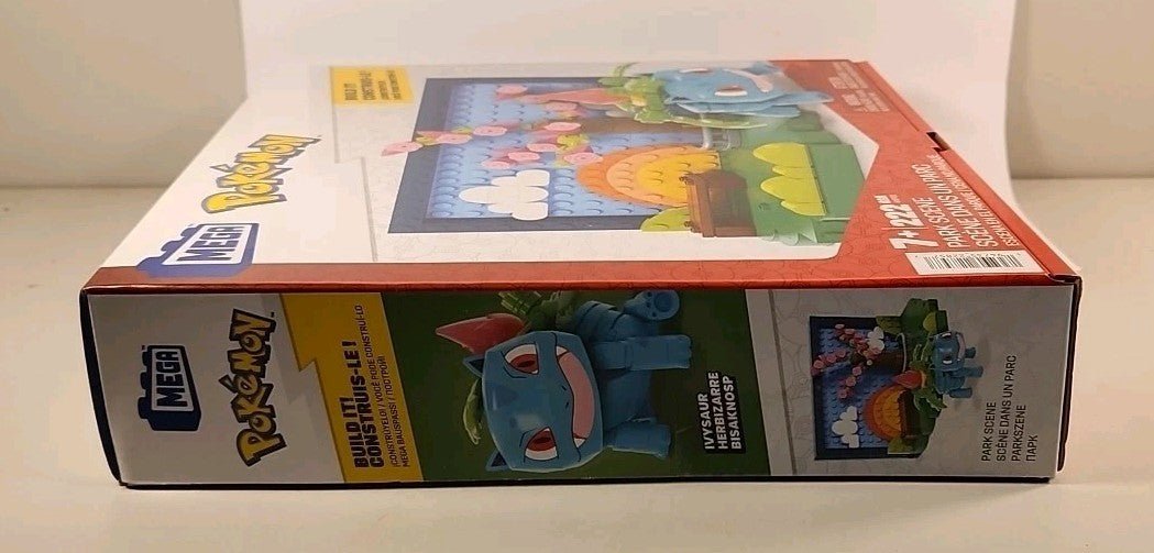 Mega Bloks Pokémon Park Scene 220 - Pc Building Toy Kit with 1 Action Figure w1s3 - Darktower Media