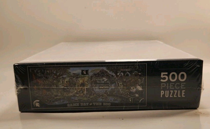 Michigan State Spartans Puzzle Game Day at the Zoo 500 Pc. NIB w1s3 2331 - Darktower Media