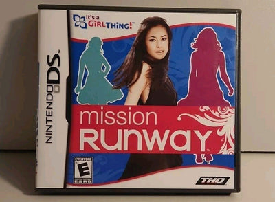 Mission Runway Nintendo DS Complete with manual Near Mint Tested r1s6 0714