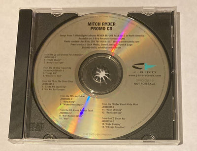 Mitch Ryder Promo Cd Very Rare Dj Copy 2000 J-bird Records 14 Tracks 0035 r1s1