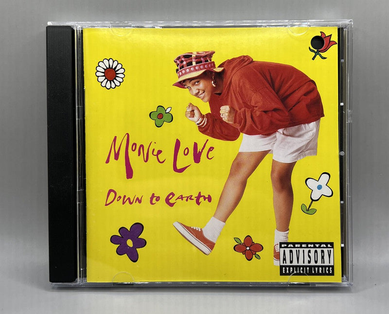 Monie Love Down To Earth 1990 OG CD 1st Press Album Rap Hiphop Explicit USA - Darktower Media