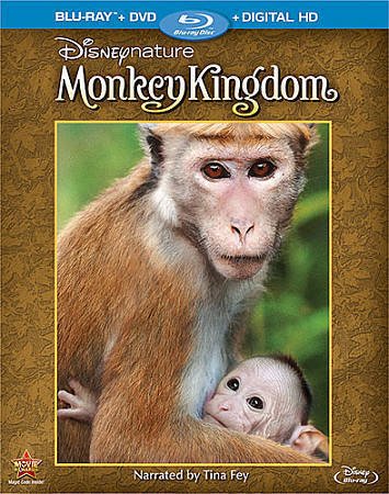 Monkey Kingdom (Blu-ray/DVD, 2015, 2-Disc Set) with slipcover Disney USA