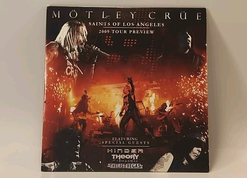 Motley Crue Saints of Los Angeles 2009 Tour Preview CD Hinder Theory VG r1s4 516 - Darktower Media