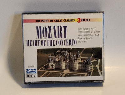 Mozart - Heart of the Concerto (CD, Jan-1994, 3 Discs, Stradivari Classics) USA