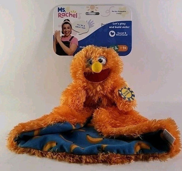 Ms. Rachel Herbie Huggable Lovey Double Sided Security Sensory Blankets NEW t20 - Darktower Media