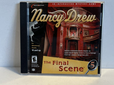Nancy Drew: The Final Scene. Windows PC 3D Mystery Game CD ( 2001 Dreamcatcher)