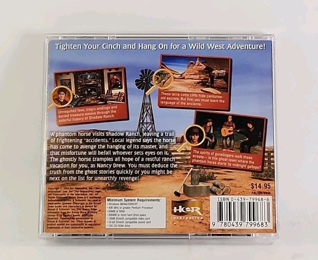 Nancy Drew: The Secret of Shadow Ranch 10 (PC, 2004) CD - ROM NM w1 4358 - Darktower Media