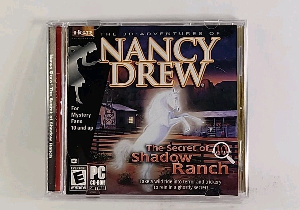 Nancy Drew: The Secret of Shadow Ranch 10 (PC, 2004) CD - ROM NM w1 4358 - Darktower Media