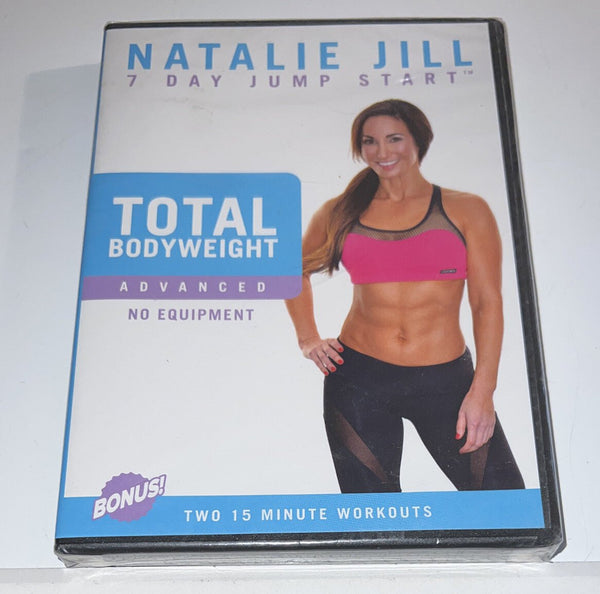 NATALIE JILL 7 DAY JUMP START ADVANCED BODY WEIGHT WORKOUT DVD NEW SEALED - Darktower Media