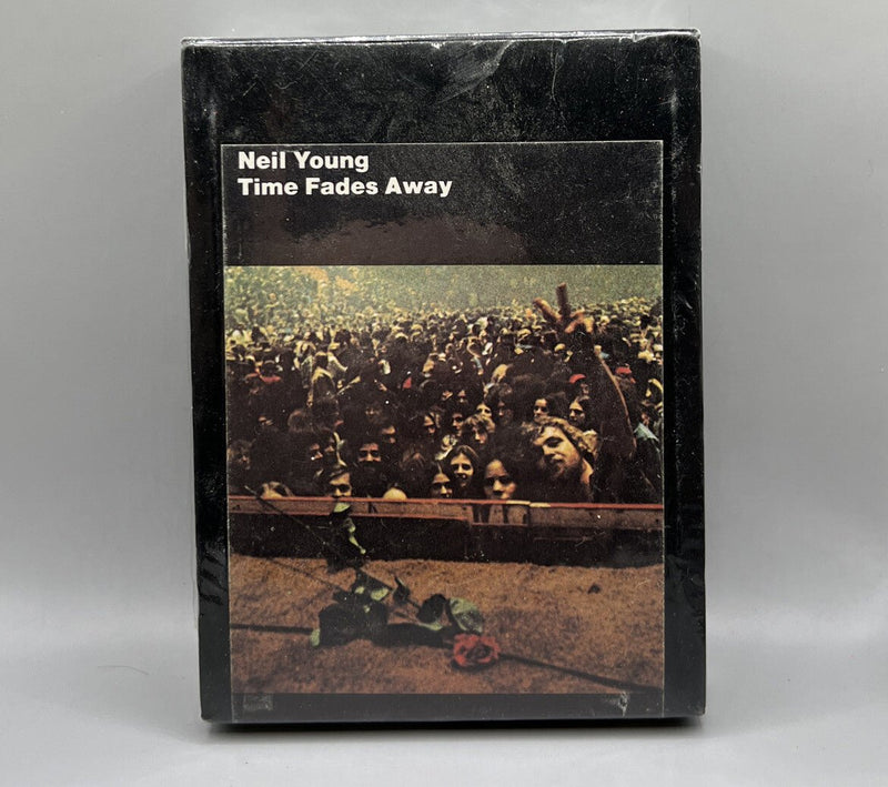 NEIL YOUNG - Time Fades Away - 8 Track Tape - Still Sealed Cut Out Mark - Darktower Media