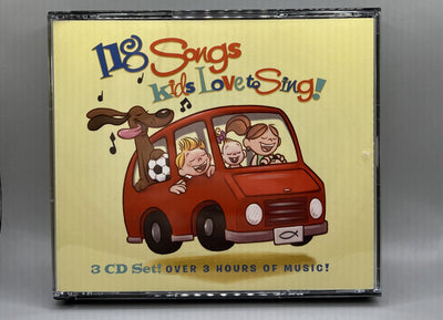 NEW - 118 Songs Kids Love To Sing! (3-Disc CD Set, 2009) - Unused Scratch Free