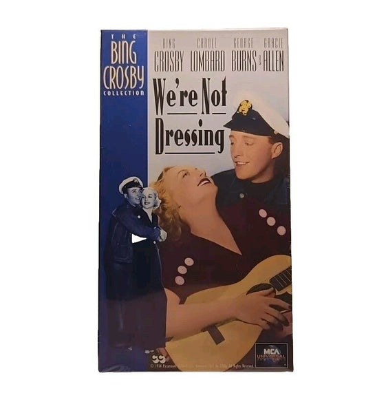 New 1994 We’re Not Dressing MCA Home Video VHS USA Bing Crosby - Darktower Media