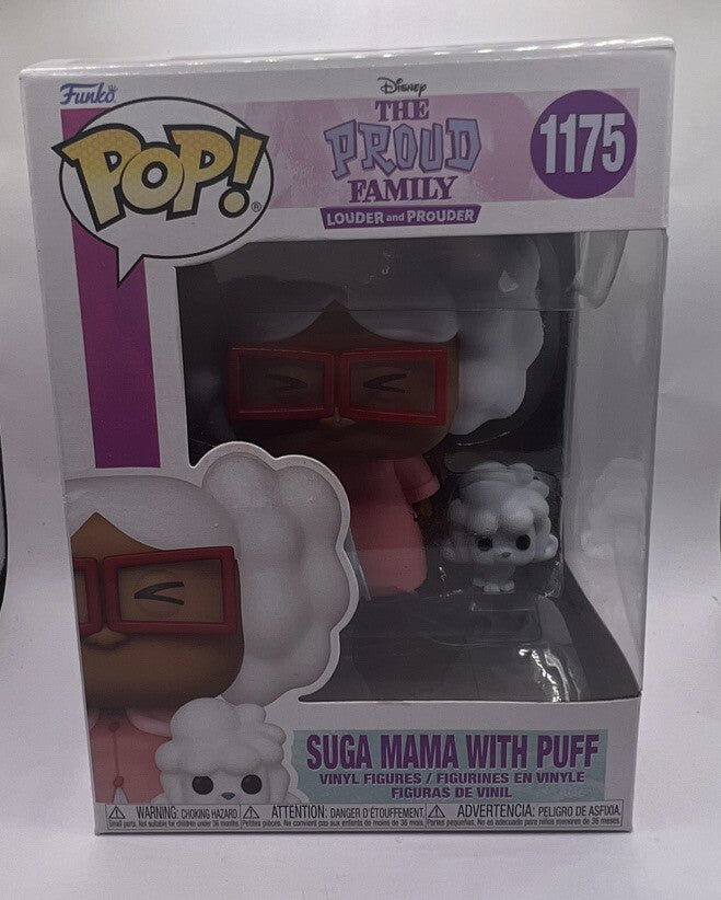 New Funko POP! Disney: The Proud Family - Suga Mama with Dog  1175 NEW - Darktower Media