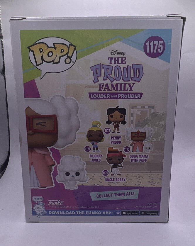 New Funko POP! Disney: The Proud Family - Suga Mama with Dog  1175 NEW - Darktower Media