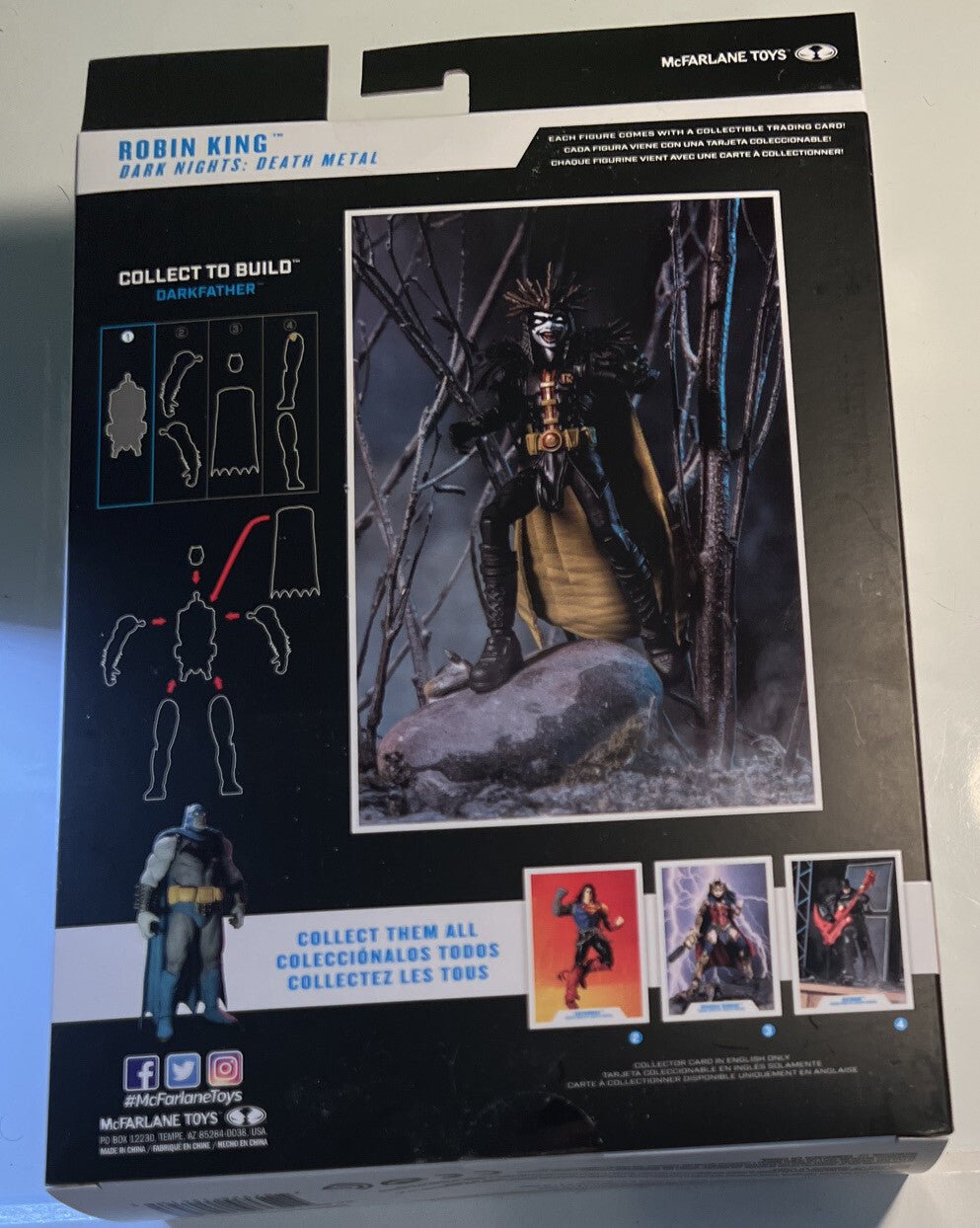 *NEW* McFarlane Toys Robin King Darkfather BAF Death Metal 7in Action Figure DC - Darktower Media
