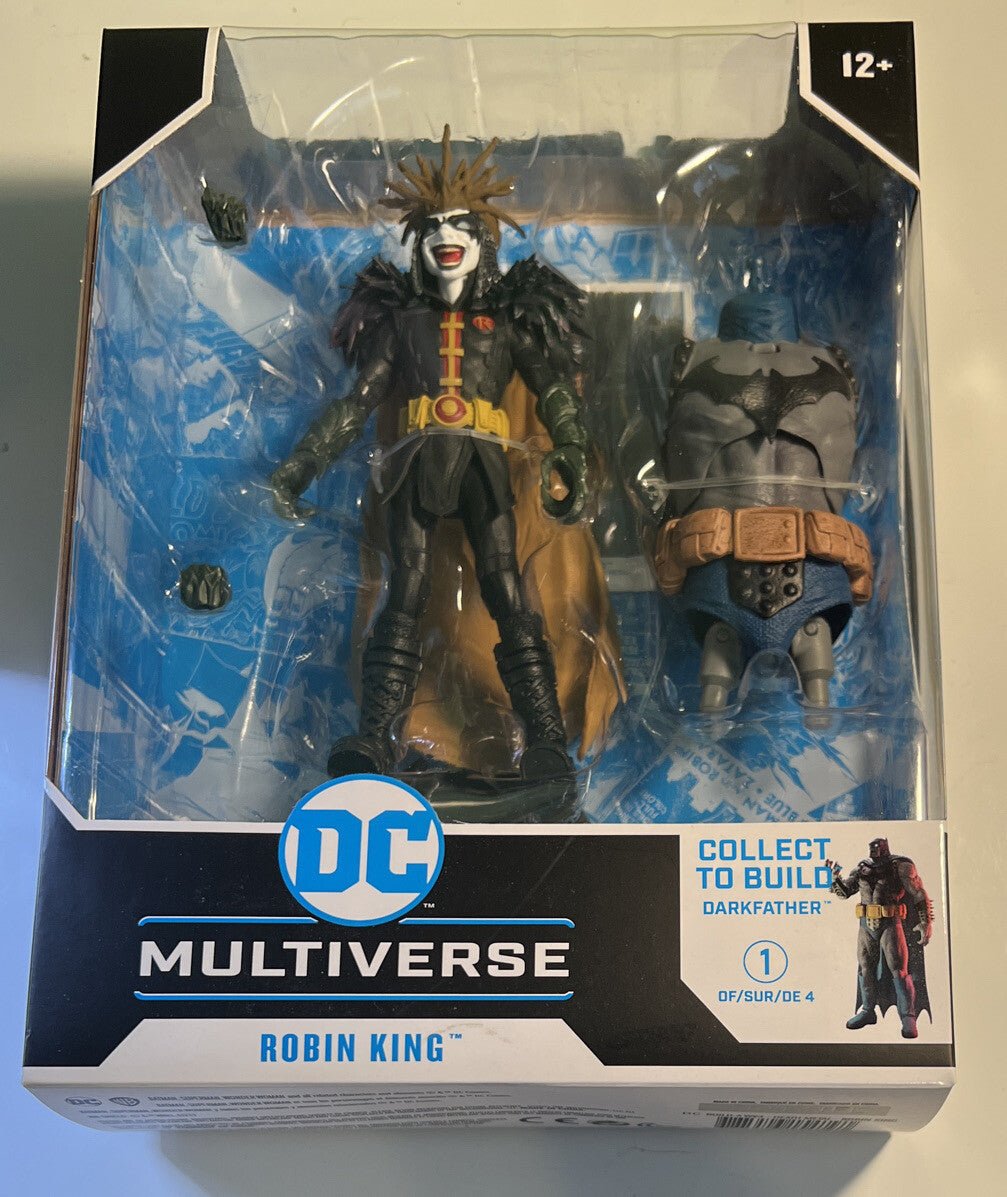 *NEW* McFarlane Toys Robin King Darkfather BAF Death Metal 7in Action Figure DC - Darktower Media